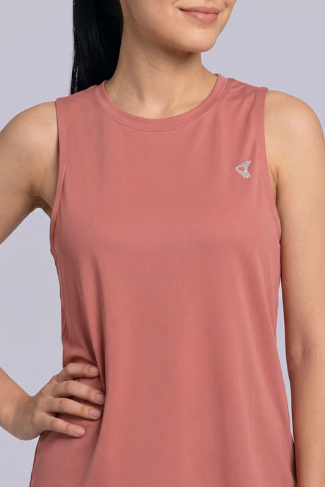 Zelocity Quick Dry Contour Tank Top - Rose Dawn — image 5